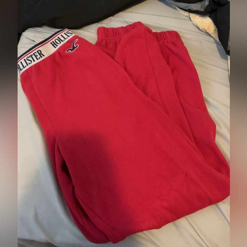 Hollister Vibrant Red Joggers